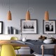 Pendant light bouteille couleur 220 V