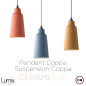Suspension COPPA en céramique fait main forme bouteille