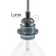 Pendant light bouteille couleur 220 V