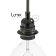 Pendant light bouteille couleur 220 V