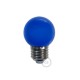 Ampoule LED décorative BLEU - E27 / 220 Volts / G45 / 1W
