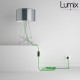 Lampe baladeuse câble textile souple Vert lime effet soie