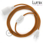 Lampe baladeuse câble textile souple Whiskey effet soie