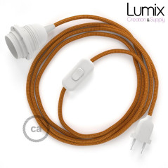 Lampe baladeuse câble textile souple Whiskey effet soie