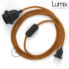 Lampe baladeuse câble textile souple Whiskey effet soie
