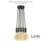 Suspension grappe 7 douilles finition prestige