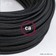 Suspension multiple OCTOPUS 3 - Câble textile Noir effet soie