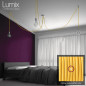 Suspension multiple OCTOPUS 3 - Câble textile Jaune effet soie Suspension multiple OCTOPUS 3 - Câble textile Jaune effet soie