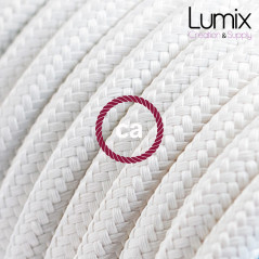 Suspension multiple OCTOPUS 5 Métal - câble textile extra-souple BLANC