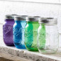 Lampe bocal Mason Jar à poser - 2m50 de câble avec interrupteur bipolaire Lampe bocal Mason Jar à poser - 2m50 de câble avec interrupteur bipolaire
