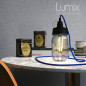Lampe bocal Mason Jar à poser - 2m50 de câble avec interrupteur bipolaire Lampe bocal Mason Jar à poser - 2m50 de câble avec interrupteur bipolaire