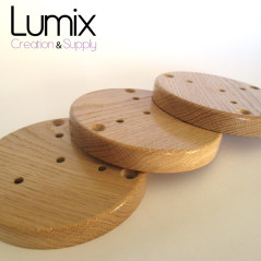 support de lampe Jilede essence de bois au choix