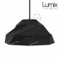 Suspension Polygon Art en métal noir opaque douille E27 Suspension Polygon Art en métal noir opaque douille E27
