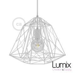 Suspension Sky Apollo en métal blanc - douille E27