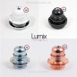 Suspension simple 1 sortie douille pour abat-jour - câble textile rouge Suspension simple 1 sortie douille pour abat-jour - câble textile rouge