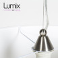Suspension abat-jour cylindre XXL Revêtement Cinette Turquoise Suspension abat-jour cylindre XXL Revêtement Cinette Turquoise