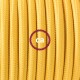 câble jaune textile