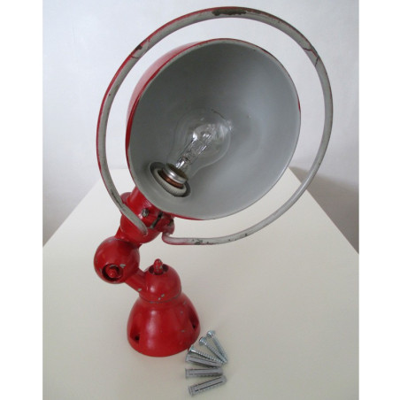 Applique lampe Jieldé - Rouge d'origine