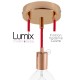 Pendant light 3 modern style lamps tailored CUIVRE