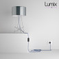 Lampe baladeuse câble textile souple Lilas effet soie Lampe baladeuse câble textile souple Lilas effet soie