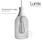 Suspension cage bouteille 1 lampe personnalisée