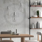 Suspension cage bouteille 1 lampe personnalisée