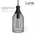 Bottle cage suspension 1 personalized lamp