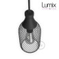 Suspension cage bouteille 1 lampe personnalisée