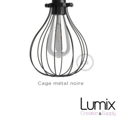 Lampe baladeuse cage métal DROP à poser ou à suspendre