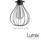 Lampe baladeuse cage métal DROP à poser ou à suspendre