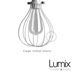 Lampe baladeuse cage métal DROP à poser ou à suspendre