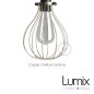 Lampe baladeuse cage métal DROP à poser ou à suspendre
