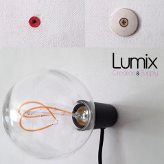 Lampe baladeuse Magnetico®-Plug 3 m de câble textile Noir