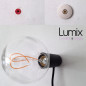 Lampe baladeuse Magnetico®-Plug 3 m de câble textile Noir