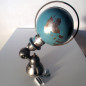 Applique lampe Jieldé - Rare bleu d'origine encore visible sur le globe