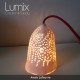 Complete suspension with ceramic shade and textile cable