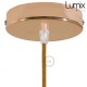 Complete suspension with ceramic shade and textile cable