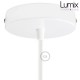 Complete suspension with ceramic shade and textile cable