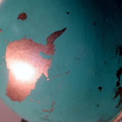 Applique lampe Jieldé - bleu d'origine - restauré vernis graphite