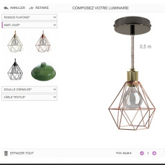 Suspension simple à composer par vous-même