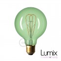 Ampoule gros Globe à filament LED - teinté Vert - 5 W / 220 Volts - G95