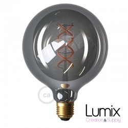 Ampoule gros Globe smoky à filament LED - 5 W / 220 Volts - G125