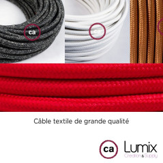 Suspension multiple rosace XXL 5 lampes