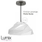 Suspension Polygon Art en métal blanc brillant douille E27