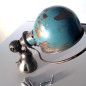 Applique lampe Jieldé - Rare bleu d'origine encore visible sur le globe