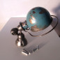 Applique lampe Jieldé - Rare bleu d'origine encore visible sur le globe