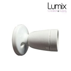 Mini Lampe Porcelaine blanche en plafonnier ou en applique murale