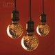 Globe decorative lamp COSMOS GOLD G95/G125-E27-4 WATTS