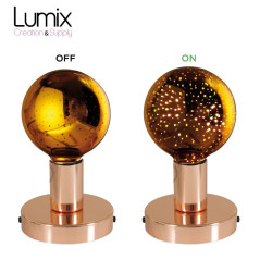 Ampoule décorative Globe COSMOS GOLD G95/G125-E27-4 WATTS