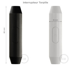 Lampe baladeuse à douille silicone verte et câble textile vert foncé